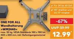 Kaufland ONE FOR ALL Wandhalterung WM2440 Angebot