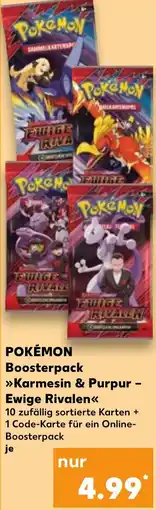Kaufland POKÉMON Boosterpack Karmesin & Purpur - Ewige Rivalen Angebot