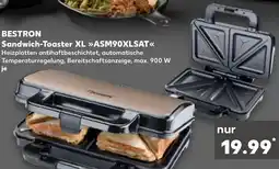 Kaufland BESTRON Sandwich-Toaster XL ASM90XLSAT Angebot