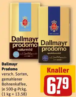 REWE Dallmayr Prodomo Angebot