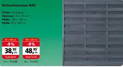 Holz Possling Sichtschutzzaun KDI Angebot