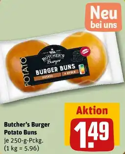 REWE Butcher's Burger Potato Buns Angebot