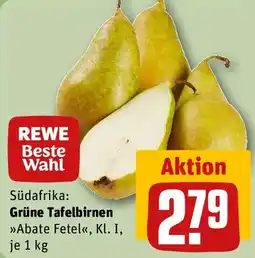 REWE Grüne Tafelbirnen Angebot