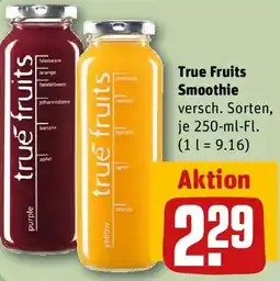 REWE True Fruits Smoothie Angebot