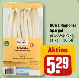 REWE REWE Regional Spargel Angebot