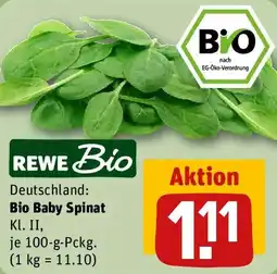 REWE Bio Baby Spinat Angebot