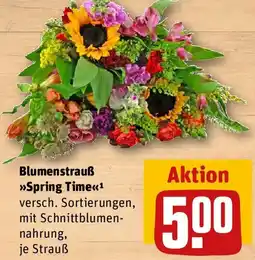 REWE Blumenstrauß Spring Time Angebot
