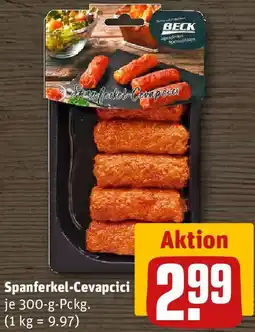 REWE Spanferkel-Cevapcici Angebot