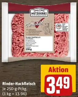 REWE Rinder-Hackfleisch Angebot