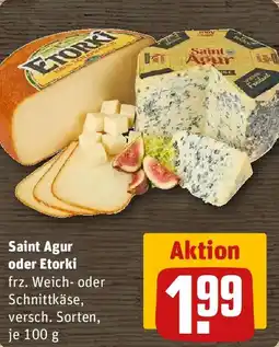 REWE Saint Agur oder Etorki Angebot