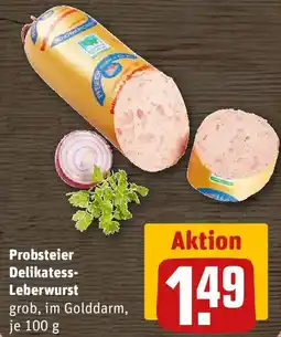REWE Probsteier Delikatess Leberwurst Angebot