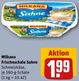 REWE Milkana Frischeschale Sahne Angebot