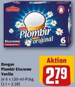 REWE Dovgan Plombir Eiscreme Vanille Angebot
