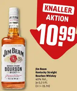 REWE Jim Beam Kentucky Straight Bourbon Whiskey Angebot
