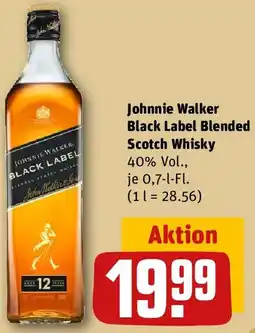 REWE Johnnie Walker Black Label Blended Scotch Whisky Angebot