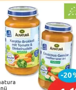 Budni Alnatura Menü Angebot