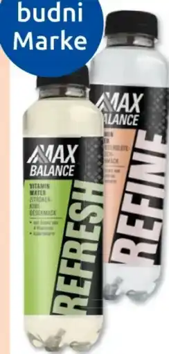 Budni Max Balance Sport Vitaminwasser Angebot