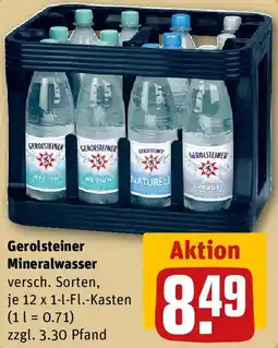 REWE Gerolsteiner Mineralwasser Angebot