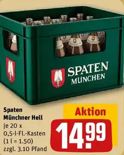 REWE Spaten Münchner Hell Angebot