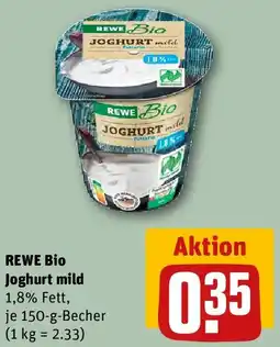 REWE REWE Bio Joghurt mild Angebot