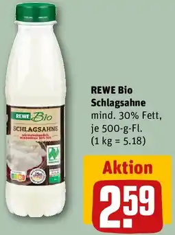 REWE REWE Bio Schlagsahne Angebot