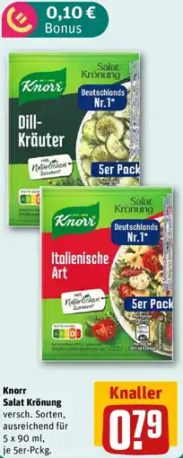 REWE Knorr Salat Krönung Angebot