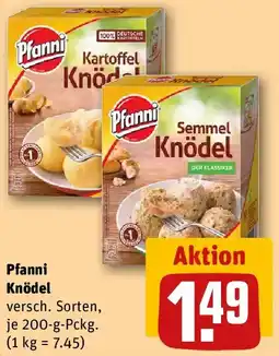 REWE Pfanni Knödel Angebot