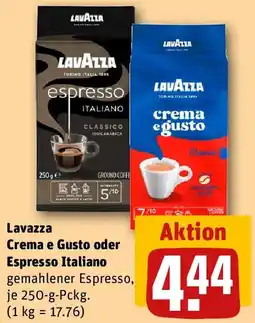 REWE Lavazza Crema e Gusto oder Espresso Italiano Angebot