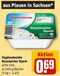 REWE Vogtlandweide Hausmacher Quark Angebot
