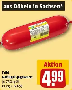 REWE Friki Geflügel-Jagdwurst Angebot
