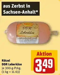 REWE Rützel DDR Leberkäse Angebot