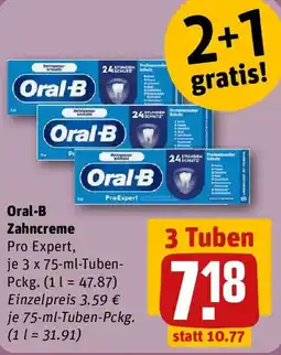 REWE Oral-B Zahncreme Angebot