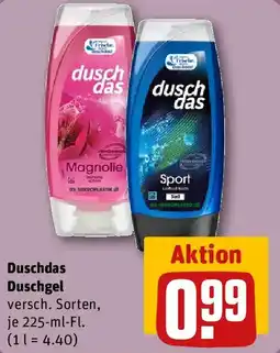 REWE Duschdas Duschgel Angebot