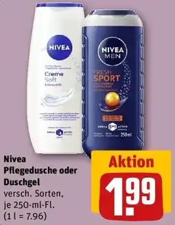 REWE Nivea Pflegedusche oder Duschgel Angebot