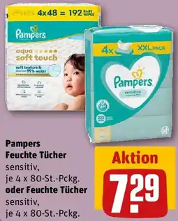 REWE Pampers Feuchte Tücher oder Feuchte Tücher Angebot