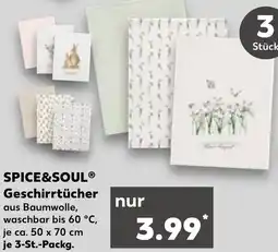 Kaufland SPICE&SOUL Geschirrtücher Angebot