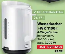 Kaufland Wasserkocher WK 1100 Angebot