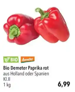 CITTI Markt Bio Demeter Paprika rot Angebot