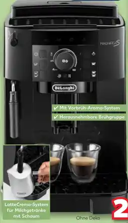 Kaufland DeLonghi Kaffeevollautomat Magnifica S ECAM12.121.B Angebot
