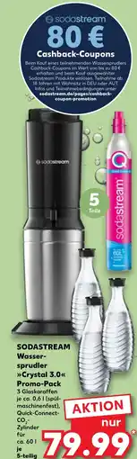 Kaufland SODASTREAM Wassersprudler Crystal 3.0 Promo-Pack Angebot