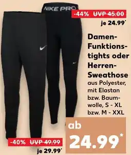 Kaufland Damen Funktionstights oder Herren Sweathose Angebot