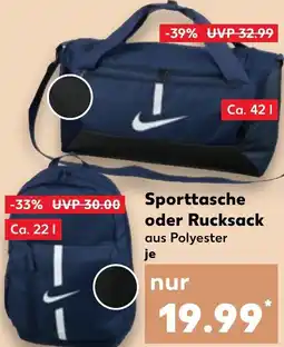 Kaufland NIKE Sporttasche oder Rucksack Angebot