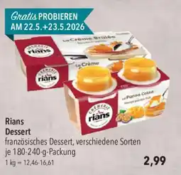 CITTI Markt Rians Dessert Angebot