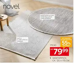 XXXLutz Novel webteppich tampere 120 x 170 cm Angebot