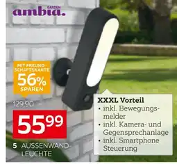 XXXLutz Ambia garden außenwandleuchte „cam“ Angebot