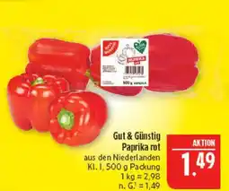 Marktkauf Gut & günstig paprika rot Angebot
