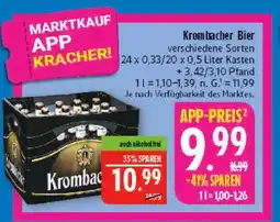 Marktkauf Krombacher bier Angebot