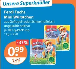 V Markt Ferdi fuchs mini würstchen Angebot