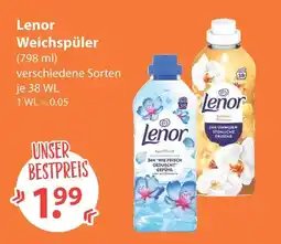 V Markt Lenor weichspüler Angebot