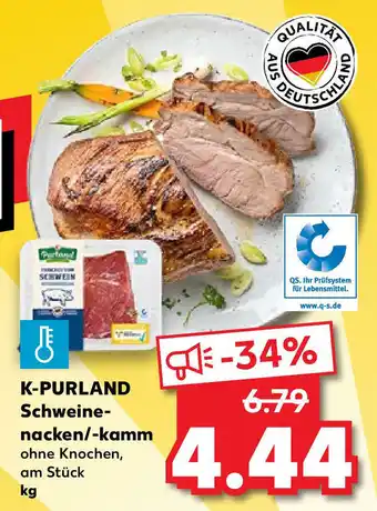 Kaufland K-Purland Schweine-Nacken/ -Kamm kg Angebot